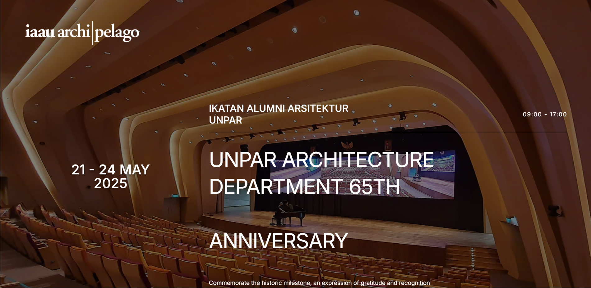 Website Anniversary UNPAR Architecture